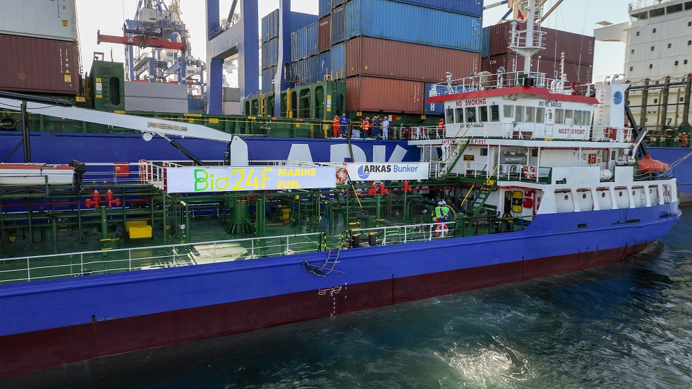 Arkas Bunker supplies biofuel for the first time in Türkiye
