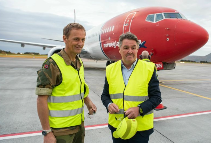 SAF success at Norwegian airport