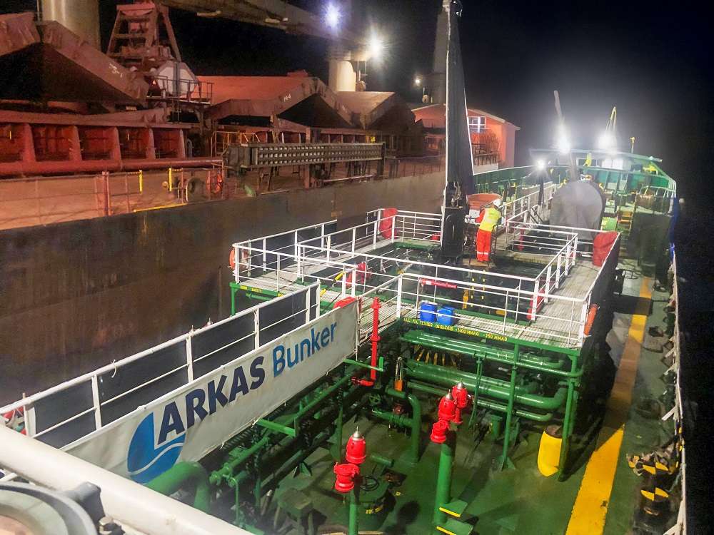 Arkas Bunker successfully supplies biofuel to Statu Denizcilik’s vessel
