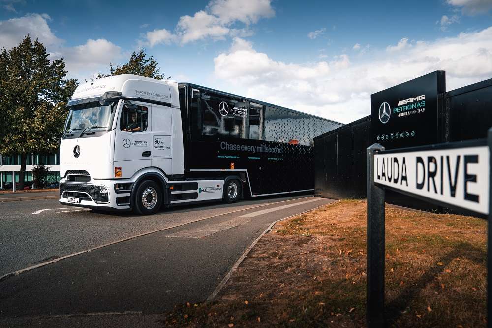 Mercedes F1 team deploys HVO 100 to cut emissions