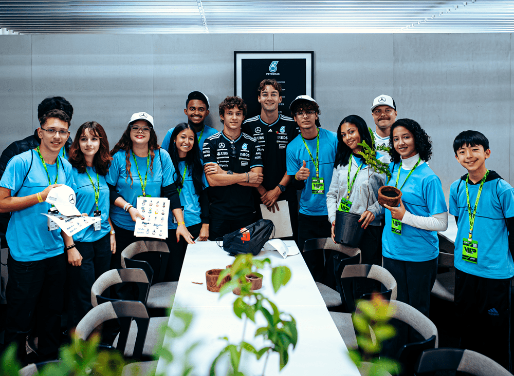 Mercedes-AMG Petronas F1 team leads the grid on sustainability