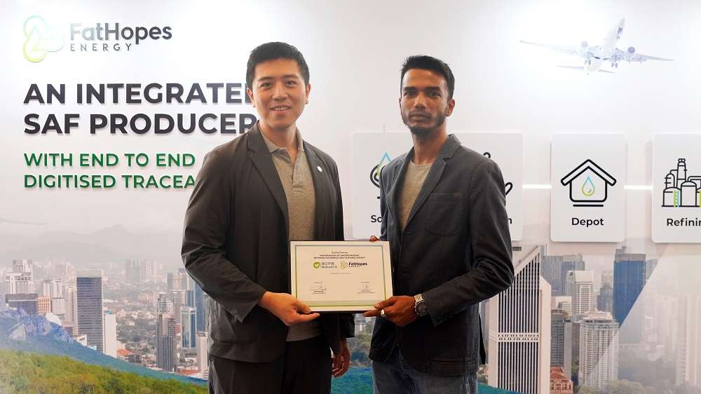 FatHopes Energy and MotionECO sign cross‑border SAF feedstock pact targeting 200,000 MT annually