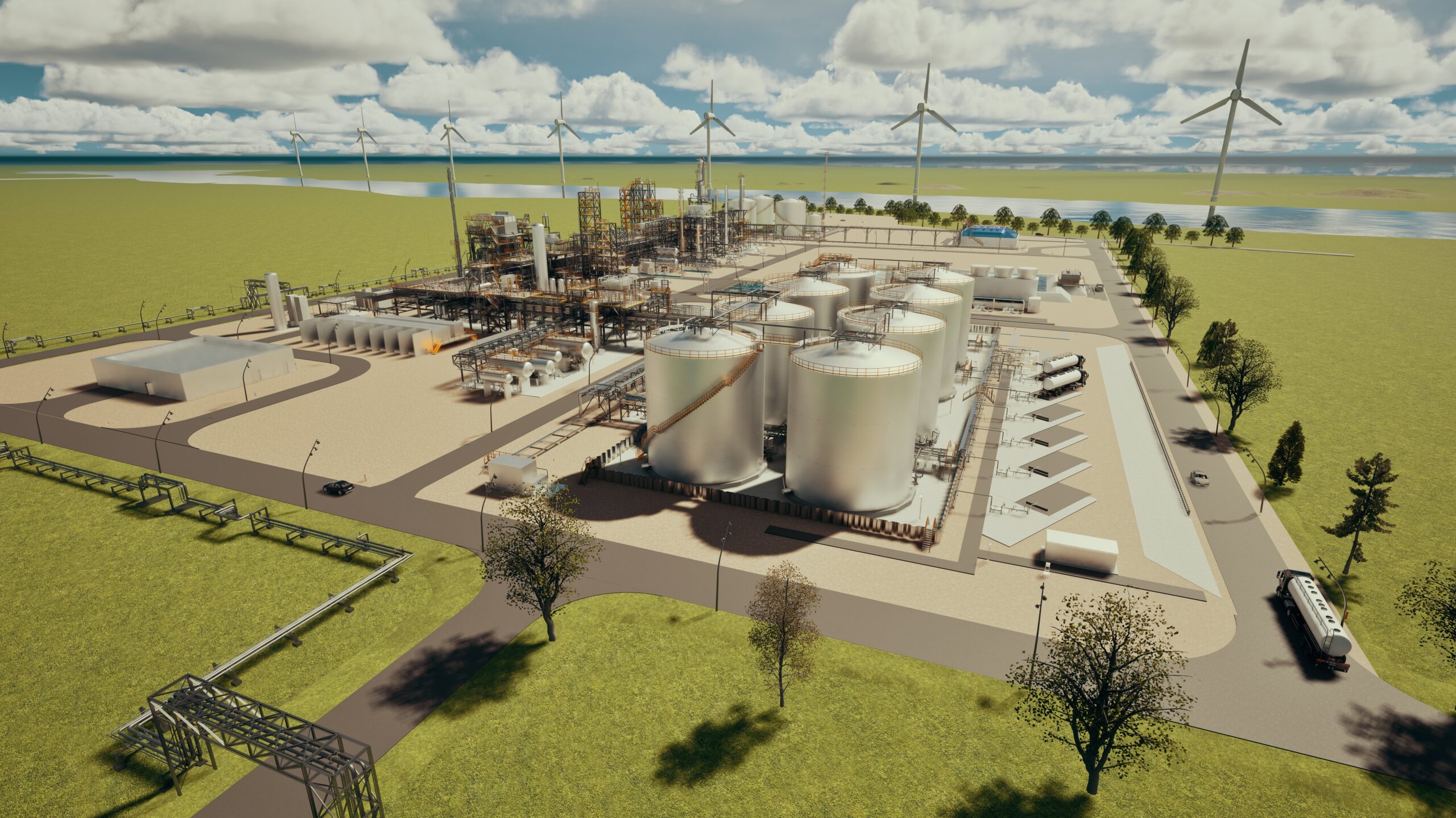 Emerson selected to automate new SAF facility under construction
